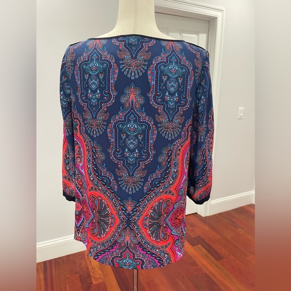 Adrianna Papell 3/4 Sleeve Blouse - Picture 5 of 8